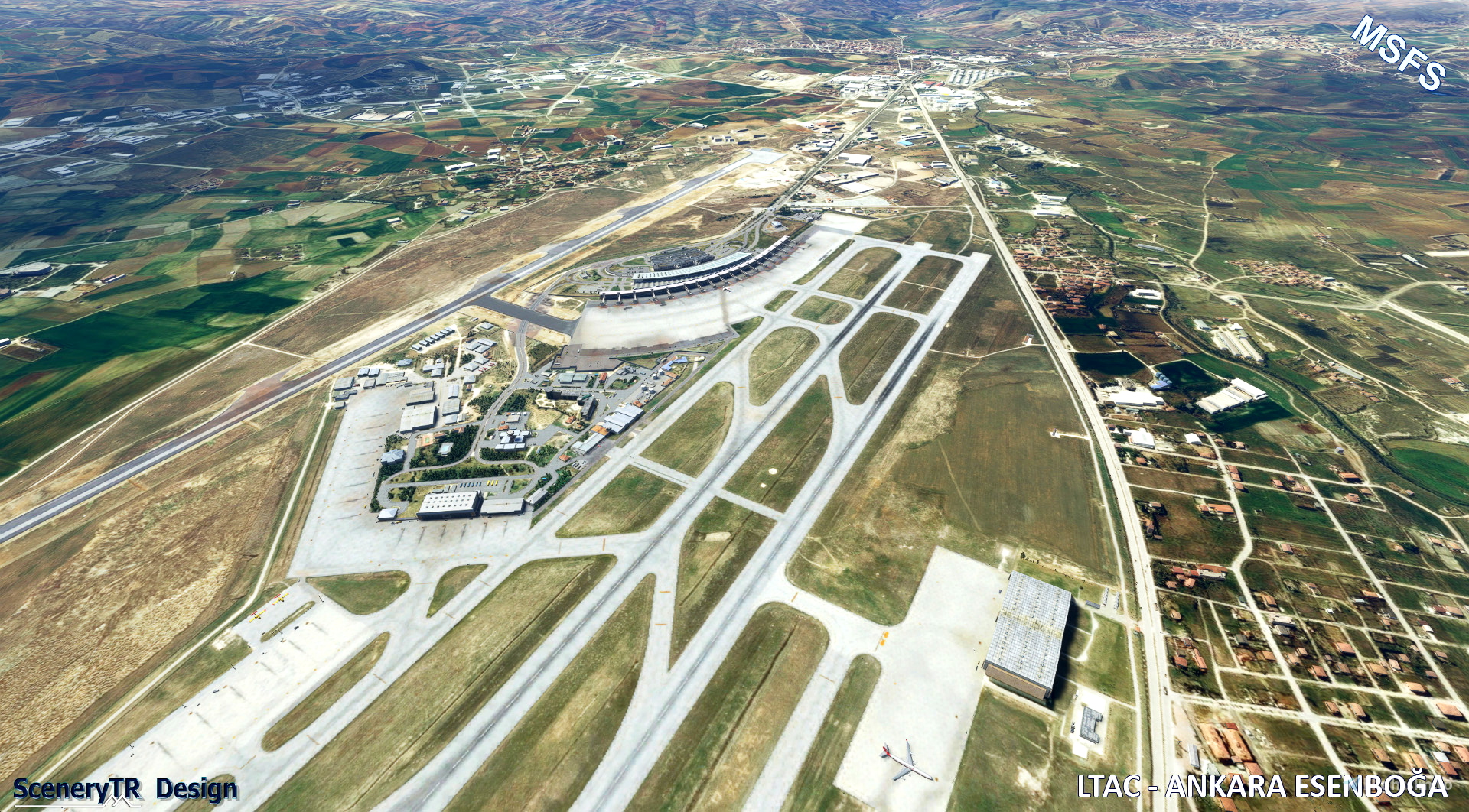 SCENERYTR DESIGN LTAC Ankara Esenboğa Airport for MSFS