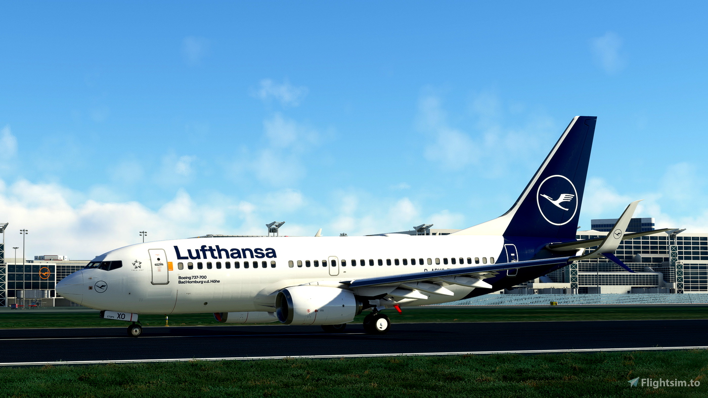 Lufthansa Private Jet 737-BBJ1 D-AWBB Deutschland for Microsoft Flight  Simulator