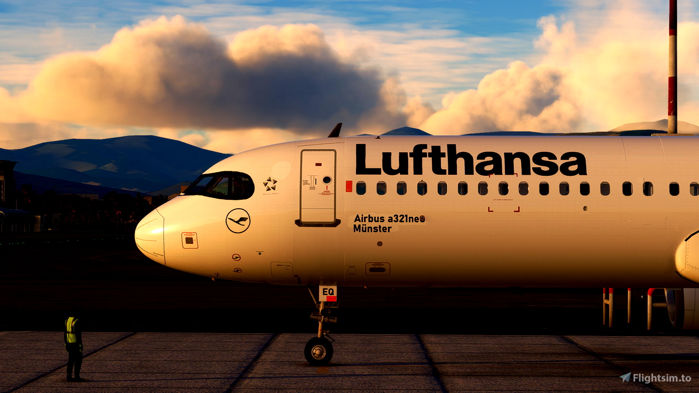 Lufthansa a321neo (with mask) DAIEQ [8K] for Microsoft Flight