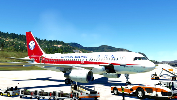 LVFR A319 Sichuan airlines livery - for Microsoft Flight Simulator