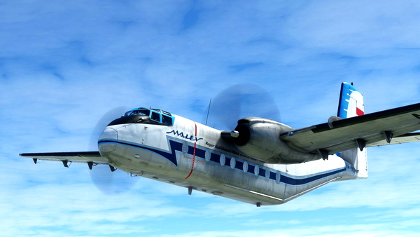Malev Hungarian Air Transport livery for DHC-4 Caribou (Fictional) - for Microsoft Flight Simulator