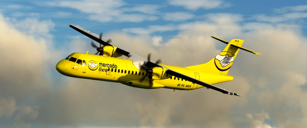 Mercado Livre by Azul (Fictional) | PS-MER | Asobo ATR 72-600 | 4K - for Microsoft Flight Simulator