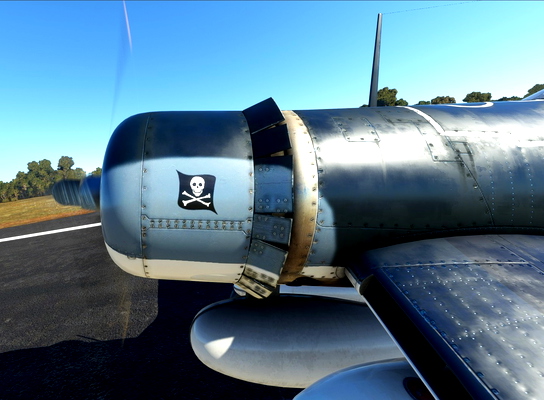 MilViz FG-1D Corsair N46RL VF-17 Jolly Rogers. GoodYear. - for Microsoft Flight Simulator