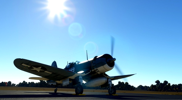 MilViz FG-1D Corsair NX209TW "Col. "slim" lindbergh. - for Microsoft Flight Simulator