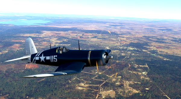 MilViz FG-1D Corsair The Olympic Flight Museum’s "NX72NW" - for Microsoft Flight Simulator