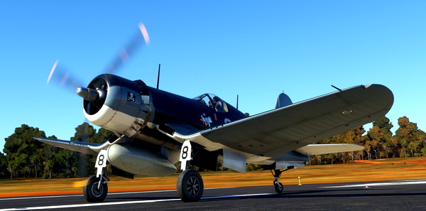 MilViz FG-1D Corsair VF-17 Jolly Rogers ZK-COR. - for Microsoft Flight Simulator