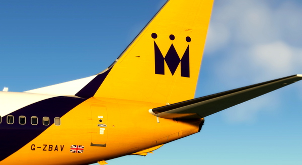 Monarch G-ZBAV 737-800 - for Microsoft Flight Simulator