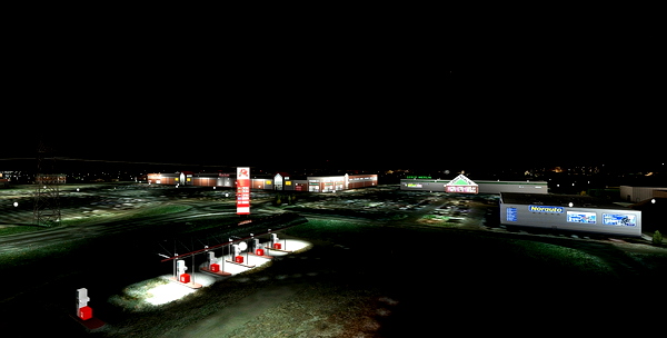 Nowa Iwiczna Auchan - for Microsoft Flight Simulator