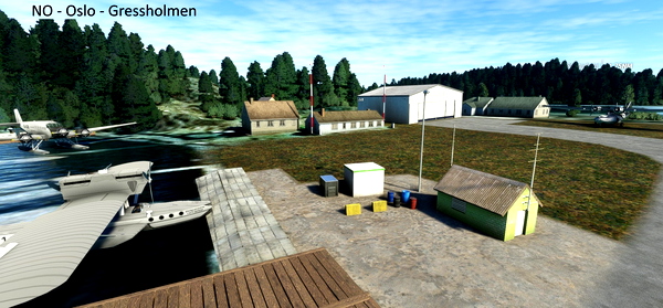 Oslo Gressholmen - in Old Water Airports in the Nordics - for Microsoft Flight Simulator