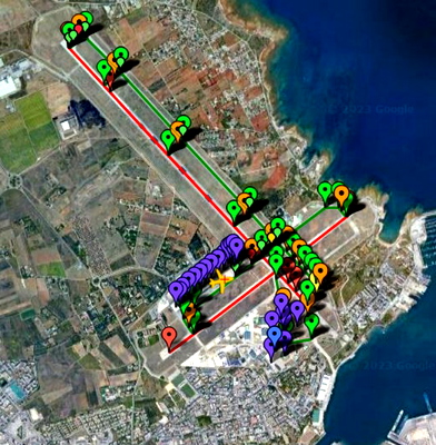 Pilot2ATC Brindisi LIBR Taxiways and Gates - for Microsoft Flight Simulator