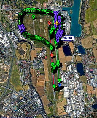 Pilot2ATC Milano-Linate LIML Taxiways and Gates - for Microsoft Flight Simulator
