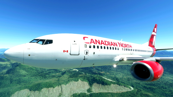PMDG 737-700 Canadian North (C-FHBO) - for Microsoft Flight Simulator