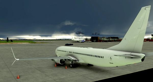 PMDG 737-900 All White BW/SSW - for Microsoft Flight Simulator