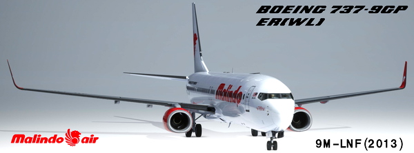 PMDG Boeing 737-900ER Malindo Air (9M-LNF | 2013 | 7500th Boeing 737) - for Microsoft Flight Simulator