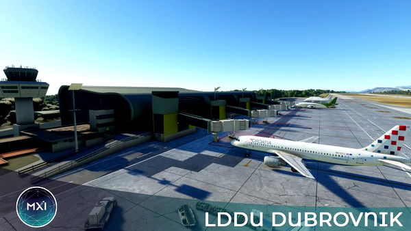 Remove static airplains on LDDU from MXI scenary - for Microsoft Flight Simulator