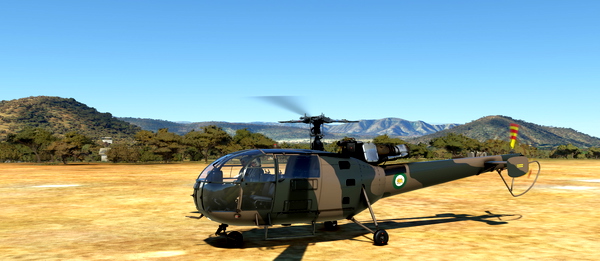 Rhodesian Air Force Alouette III 7 Squadron - for Microsoft Flight Simulator