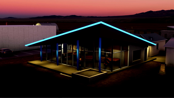 Roy's Motel Office and Residence Amboy California - for Microsoft Flight Simulator