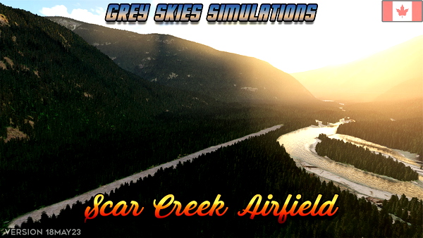 Scar Creek Airfield, British Columbia (CBA7) - for Microsoft Flight Simulator