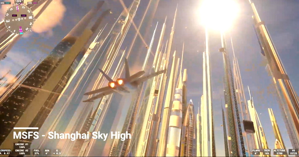 FUTURE - Shanghai Sky High - for Microsoft Flight Simulator
