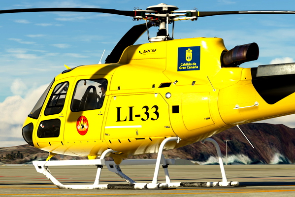 Sky Helicopteros (U.O.F.F. LI-33) EC-NSS - for Microsoft Flight Simulator