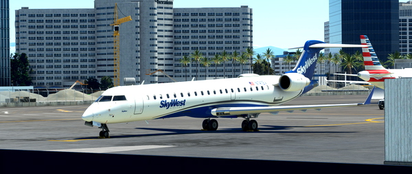 Skywest Airlines (N741EV) - Aerosoft CRJ-700 - for Microsoft Flight Simulator