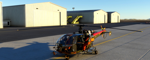 South African Air Force Alouette III SAR (612) - for Microsoft Flight Simulator