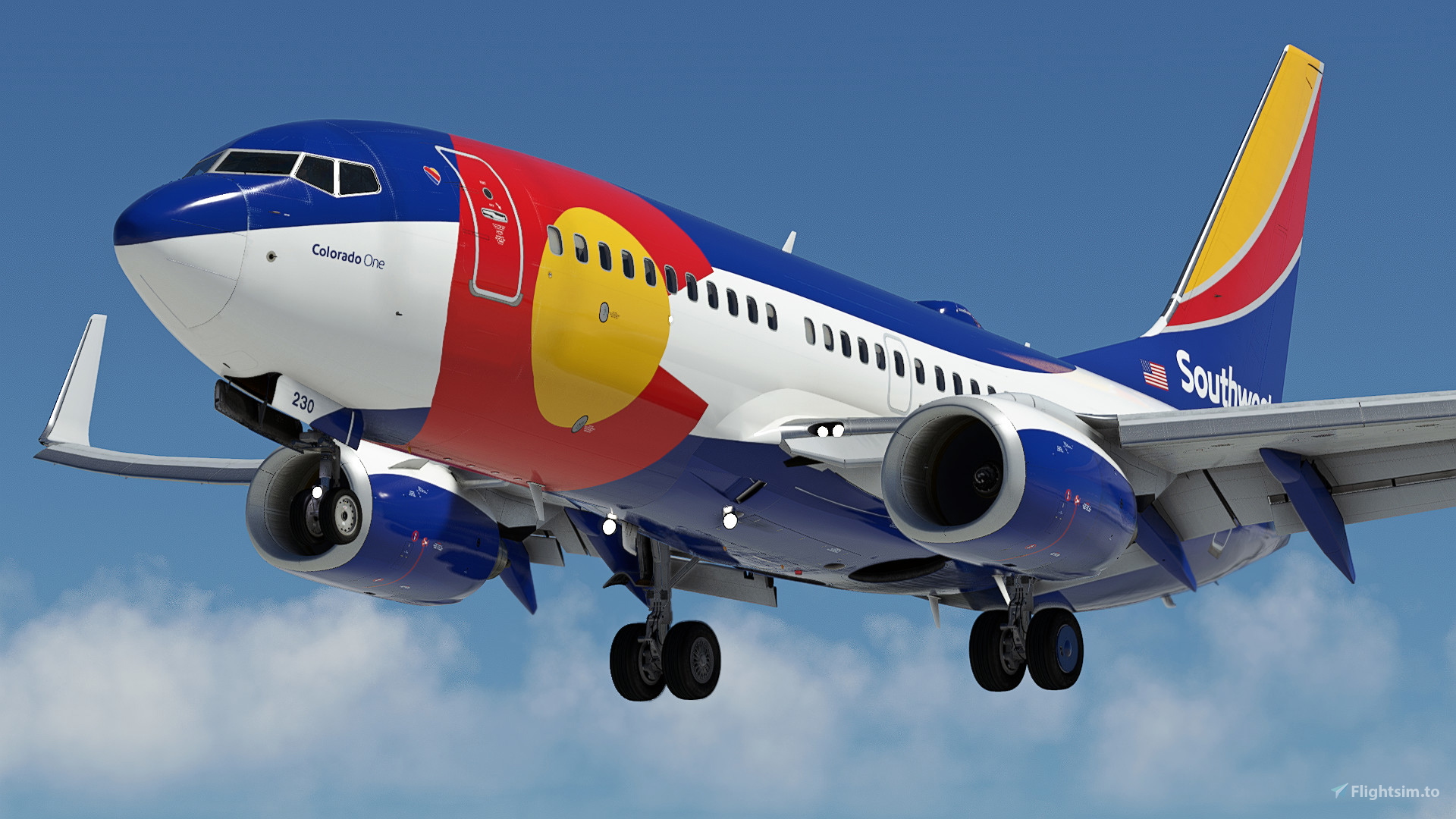 Southwest Airlines Colorado One W Cabin PMDG 737 7H4 For Microsoft   Southwest Airlines Colorado One W Cabin Pmdg 737 7h4 30161 1687415319 XC0pl 