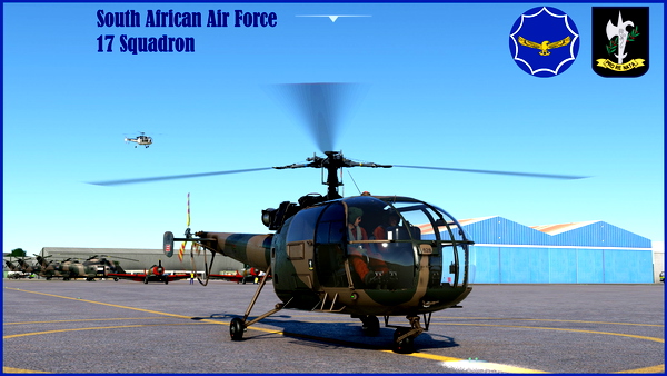 Taog's Hangar-Alouette III South African Air Force (17 Squadron)NR 628 - for Microsoft Flight Simulator