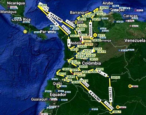 Tour pela Colômbia - for Microsoft Flight Simulator