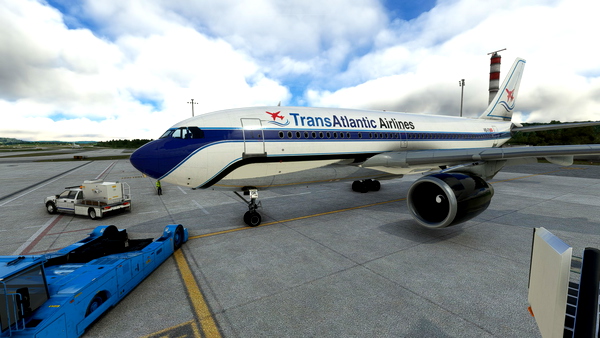 TransAtlantic Airlines A310 (HB-I79) Chrome Edition - for Microsoft Flight Simulator