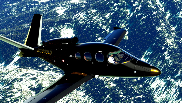 Vision Jet Goldfinger w/ Custom Interior - for Microsoft Flight Simulator