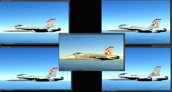 VMFA-232 RED DEVILS LINE BIRDS - for Microsoft Flight Simulator