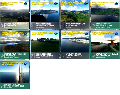 World Sightseeing Tour - Bush Trips Part 4 - Europe (Work in Progress) - for Microsoft Flight Simulator