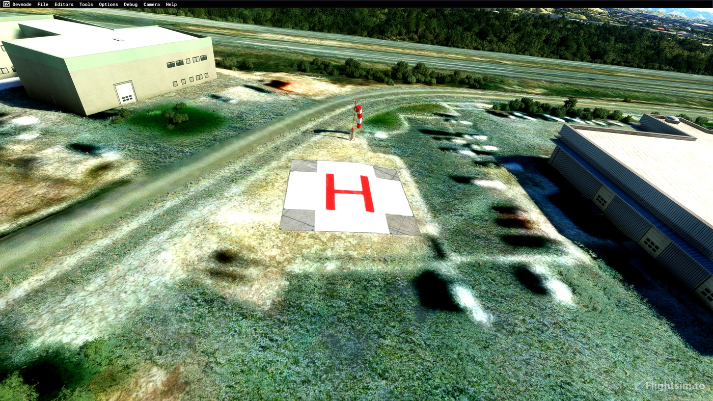 Castleview Hospital Helipad Heliport for Microsoft Flight Simulator | MSFS