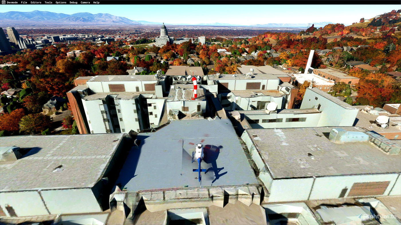 LDS Hospital Heliport for Microsoft Flight Simulator | MSFS