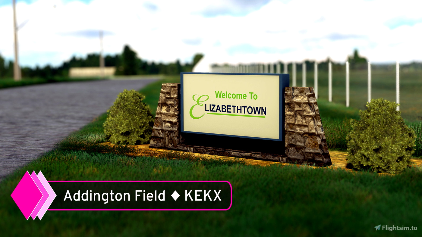 KEKX Addington Field Airport for Microsoft Flight Simulator MSFS