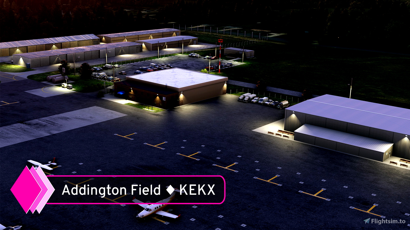 KEKX Addington Field Airport for Microsoft Flight Simulator MSFS