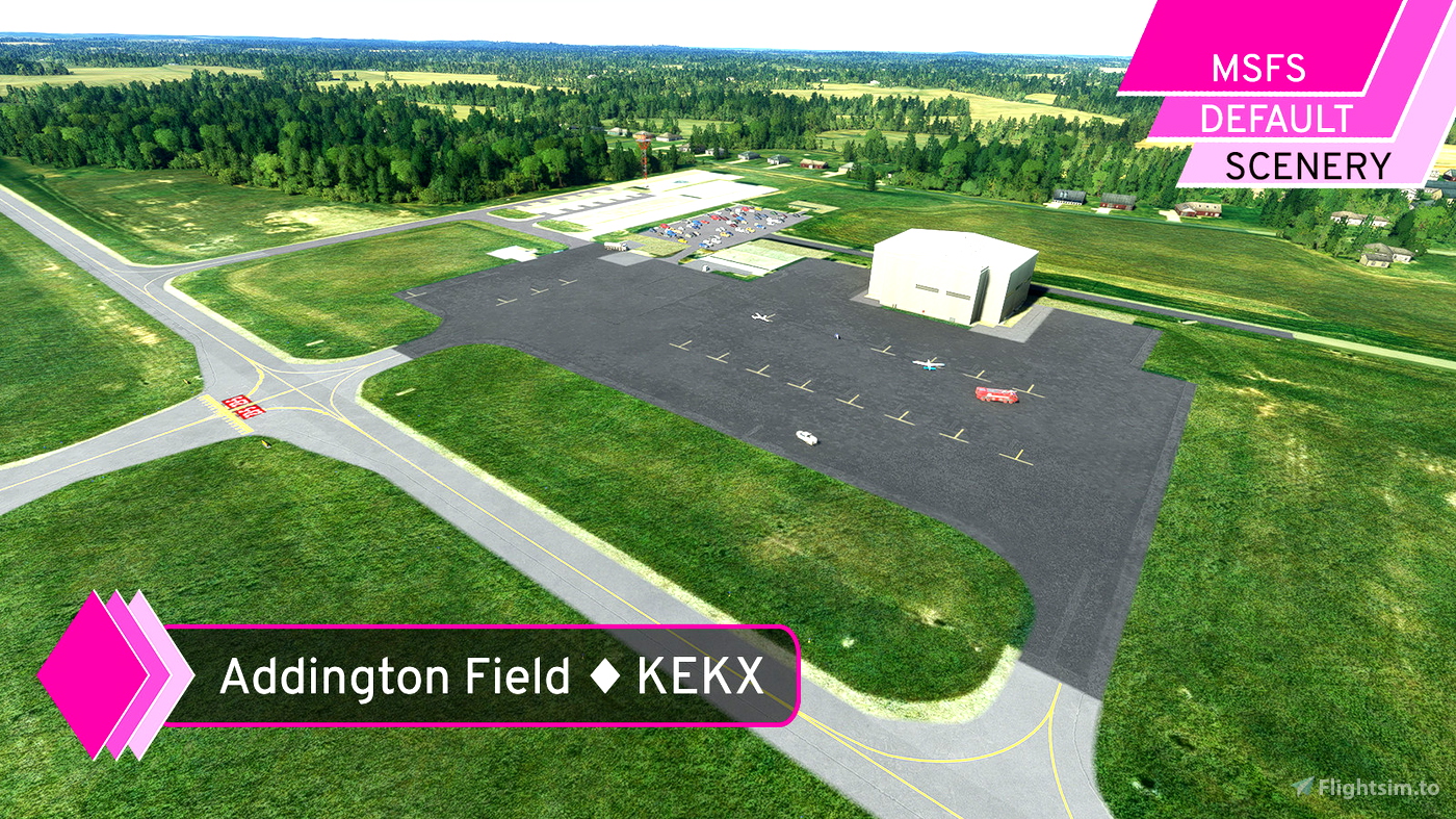 KEKX Addington Field Airport for Microsoft Flight Simulator MSFS