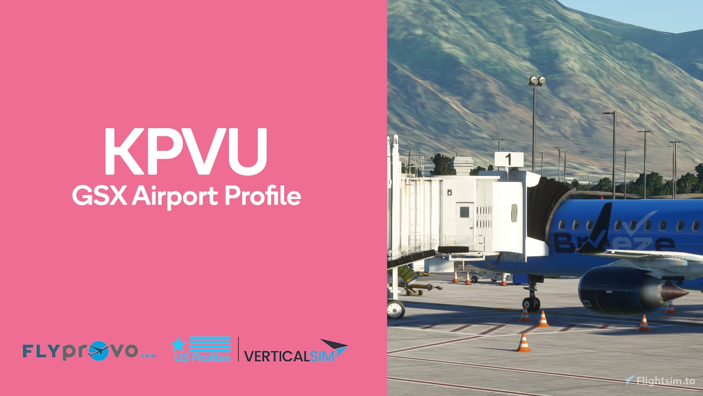 GSX Pro Profile: Verticalsim Provo Airport KPVU (US Profiles x