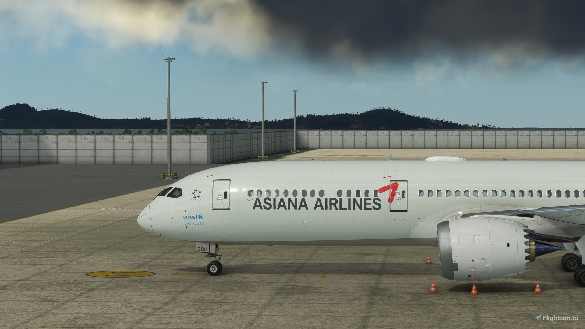 [8K] Asiana Airlines B787-9 Livery Package Til Microsoft Flight ...