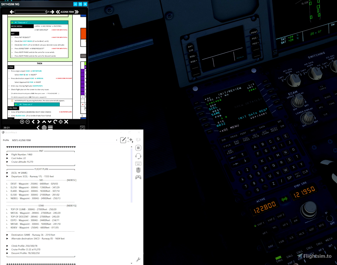 A32nx voice command tool for voiceattack microsoft flight simulator