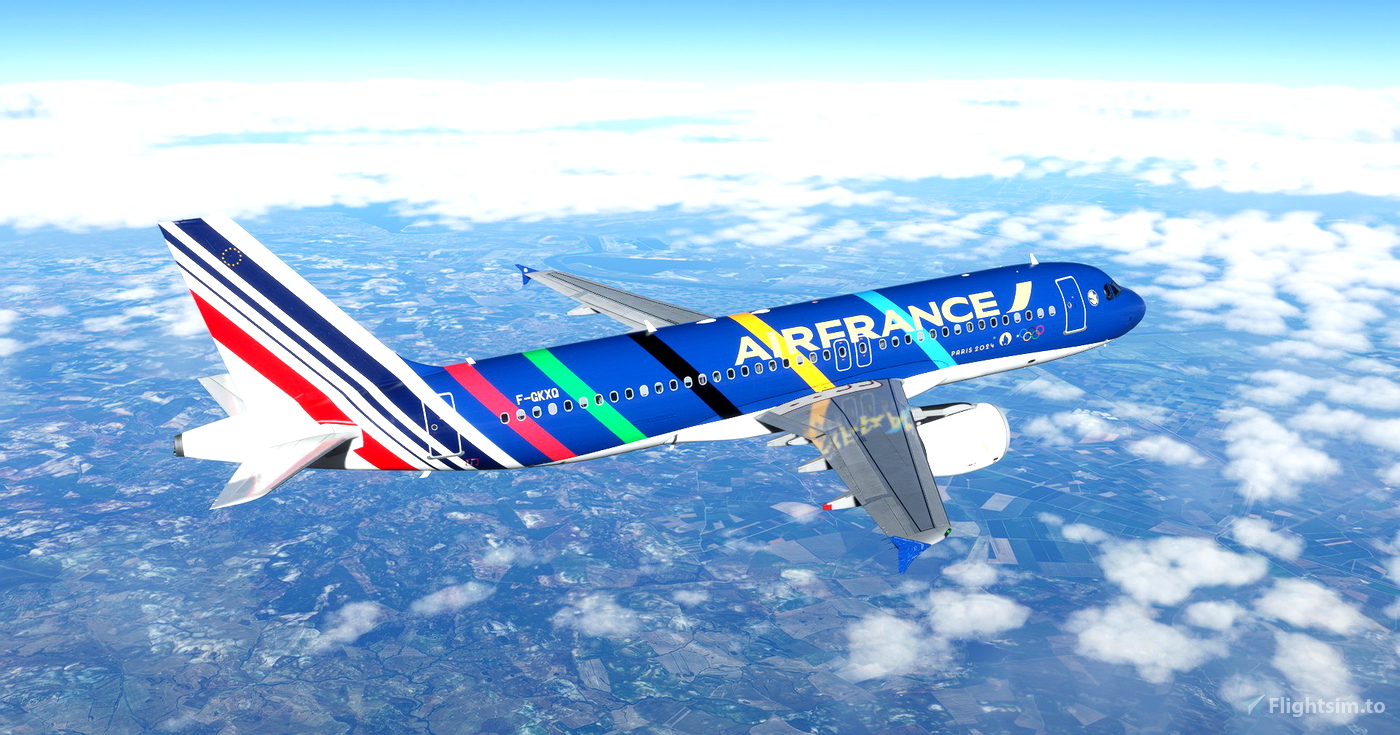 Threads - Air France Olympic Games 2024 / Jeux Olympiques 2024 CaptainSim  777-300ER for Microsoft Flight Simulator