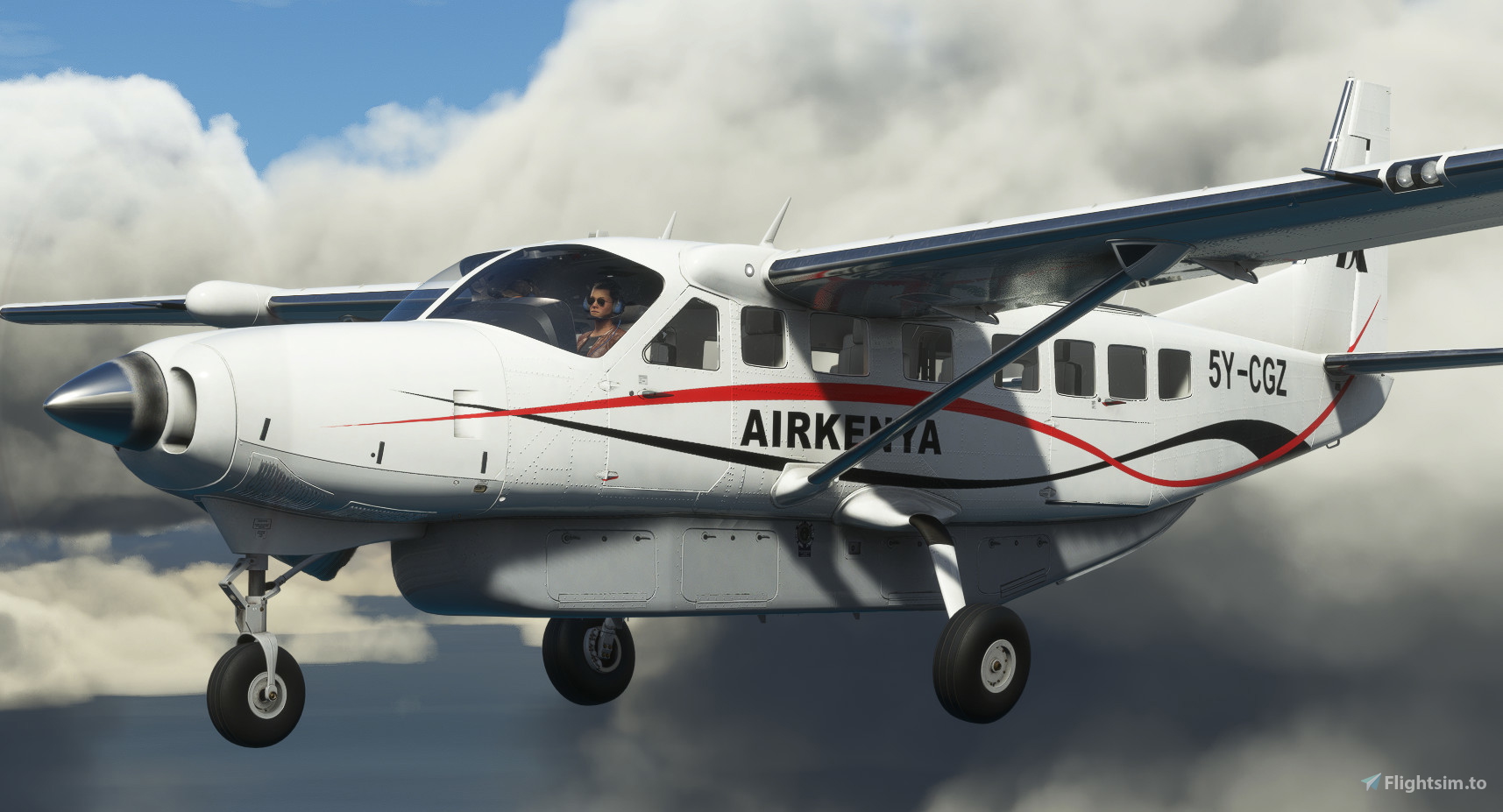 Air Kenya 5Y-CGZ | Asobo Cessna 208B Grand Caravan EX [8K] Pro ...