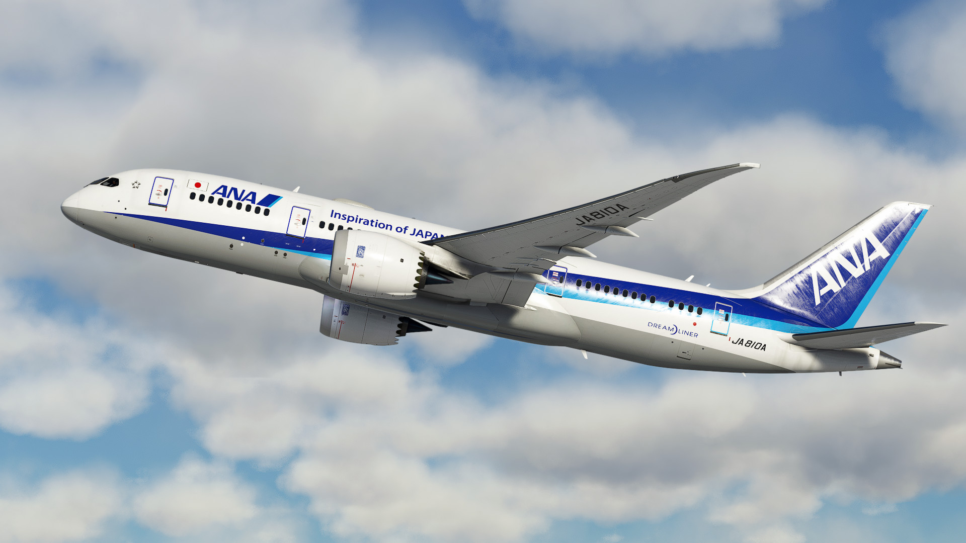Kuro B787-8 v2] All Nippon Airways ANA 787 Special Livery JA810A