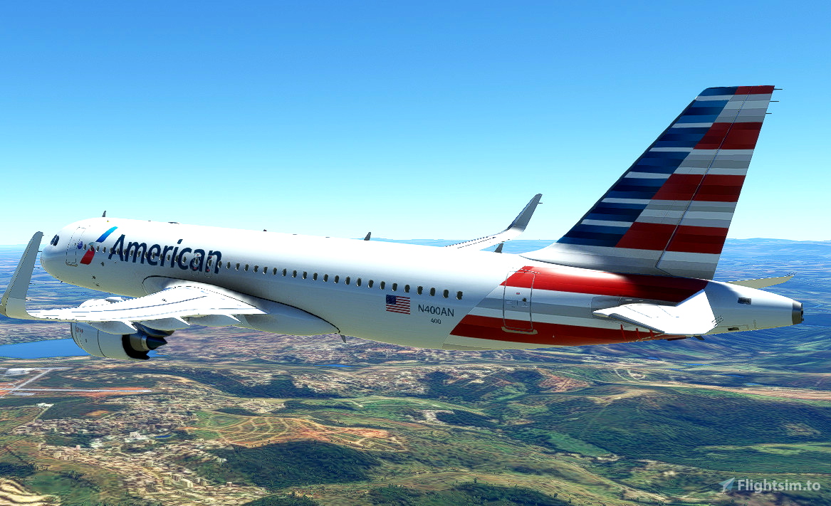 [A32NX] ANERICAN AIRLINES N400AN for Microsoft Flight Simulator MSFS