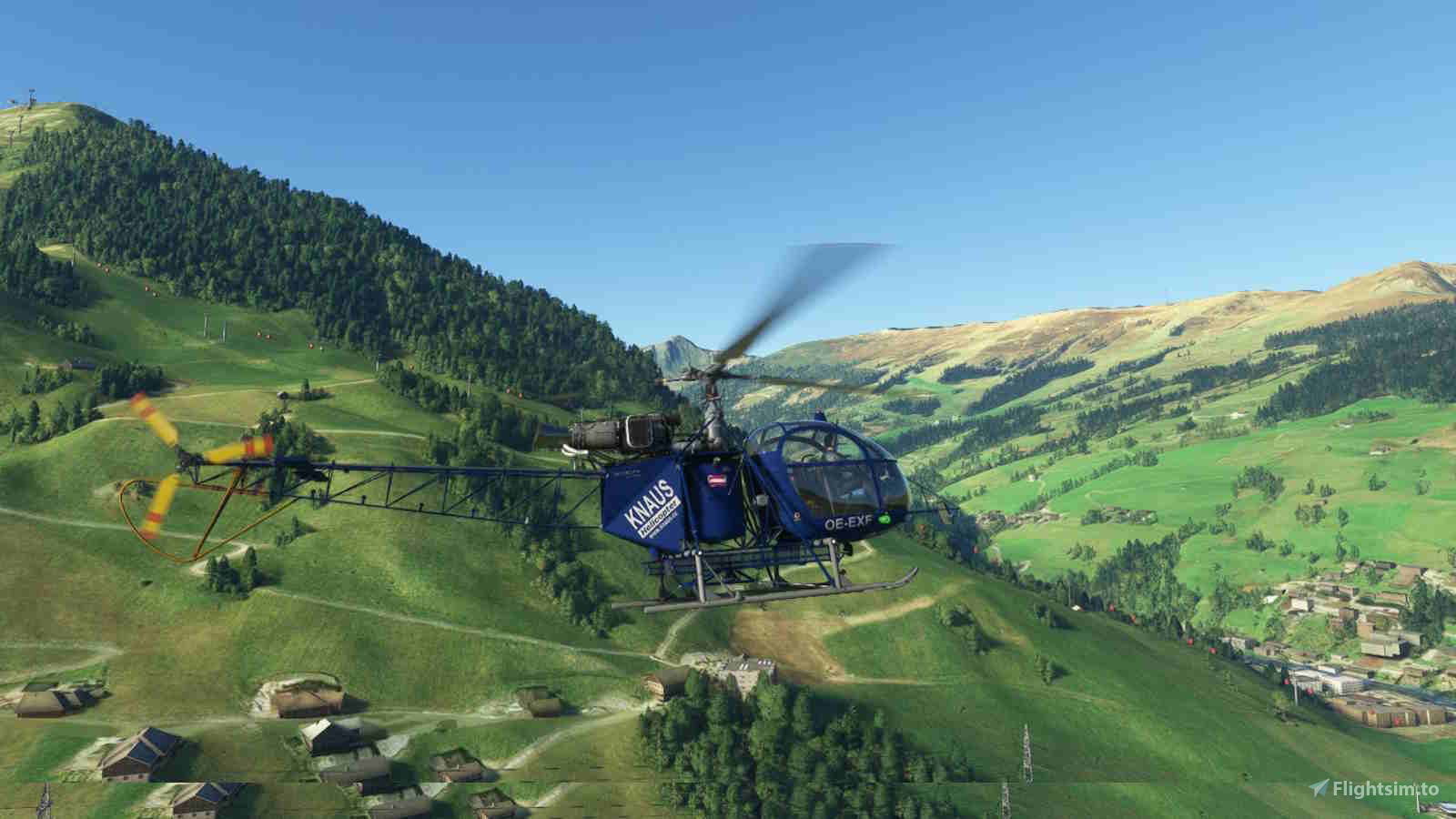 AS315B Knaus Helicopter For Microsoft Flight Simulator | MSFS