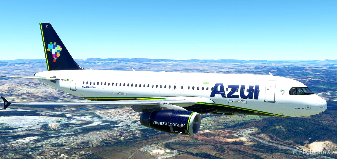 Azul A320 Ceo Latinvfr Reg: Pr-yrd For Microsoft Flight Simulator 