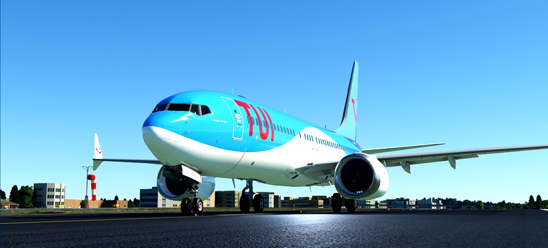 BREDOK3D 737 MAX 8 TUI (G-TUMA) for Microsoft Flight Simulator | MSFS