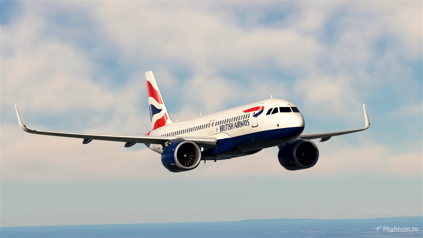 British Airways G-TTNT for iniBuilds A320neo (4K) a oldalon. Microsoft ...