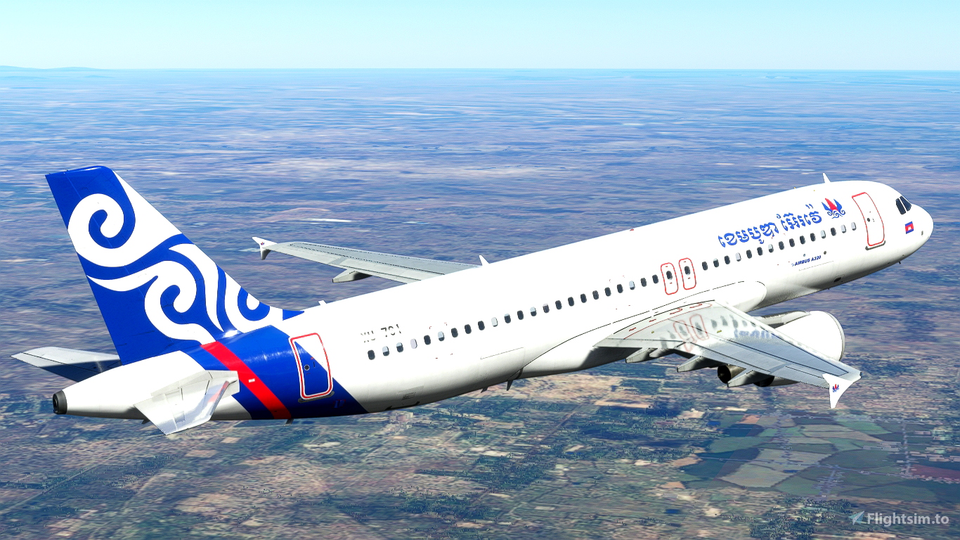 Cambodia Airways XU-761 for Microsoft Flight Simulator | MSFS